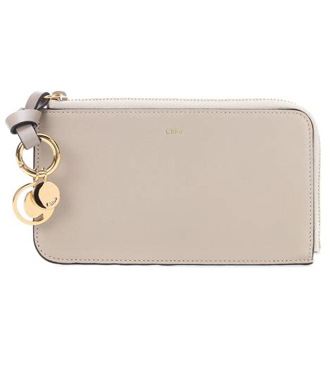 Chloé Leather Alphabet Wallet 